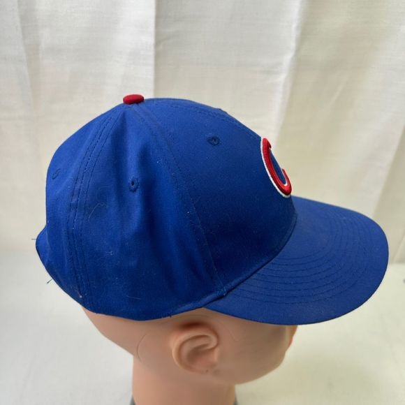 OC Sports Chicago Cubs Youth Blue Strapback Hat Officially Licensed - Picture 2 of 5
